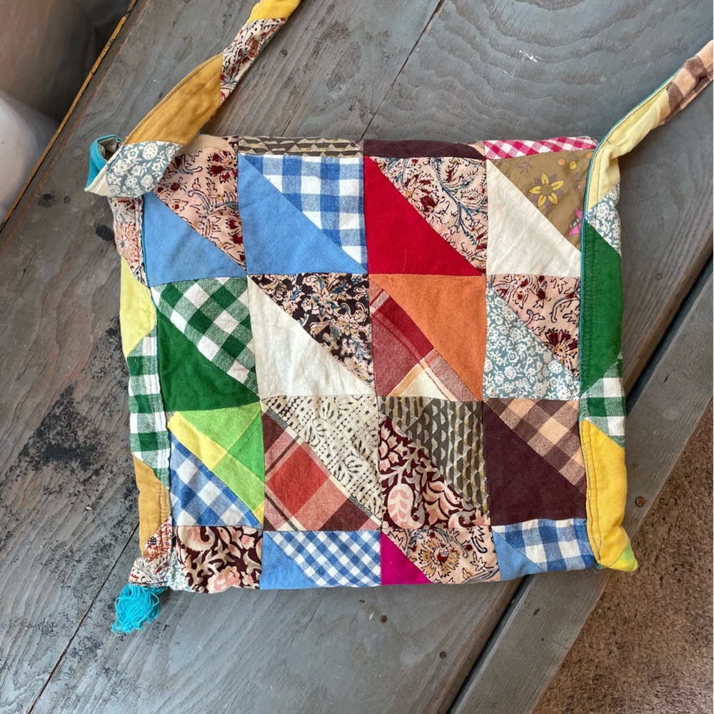 Boho Crossbody Patchwork Bag Purse - image 8
